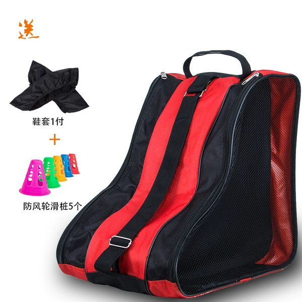Red shoe covers for street skating