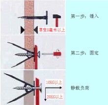 快速打入式飞机石膏板膨胀 纤维水泥板埃特板膨胀螺丝 加欧金若