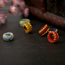 ?�ֹ�����10mm�𾀶�ɫ��ȦDIY��������K�Ʒ�����Ȧ