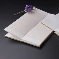 ✅ Альбом для каллиграфии из бумаги Anhui Xuan и конопляной бумаги, полуобработанный, полувареный, ручной работы, с подписью, маленькие складные страницы, оптом