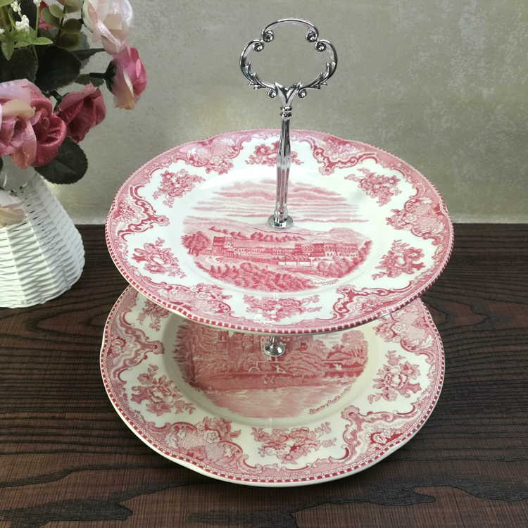 Сервиз Wedgwood Red Castle Series: элегантные западные обеденные тарелки, европейская тарелка-супница, чашки и блюдца