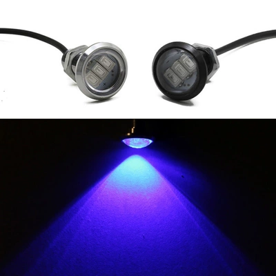 Gündüz işıqları: Light Super Bright Daytime Running - 12v23mm-blu-ray-1-black-shell