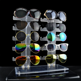 Transparent glasses display stand acrylic myopia glasses frame sunglasses display props sunglasses display shelf multi-layer