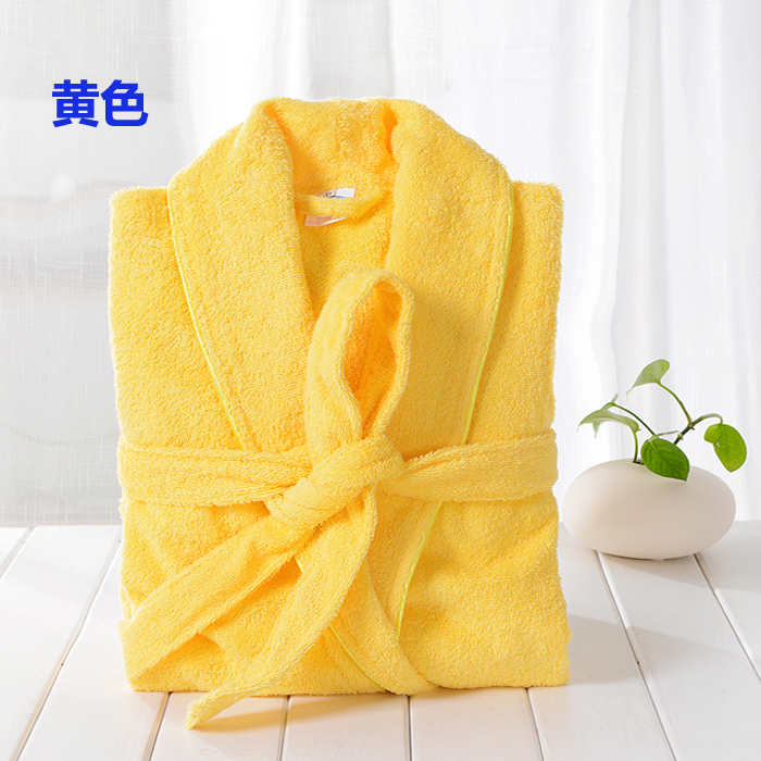 뷰티 살롱 퓨어 코튼 타월 소재 목욕 가운 목욕 가운 흡수 수영 호텔 사계절 남녀 커플 바오 핑롱