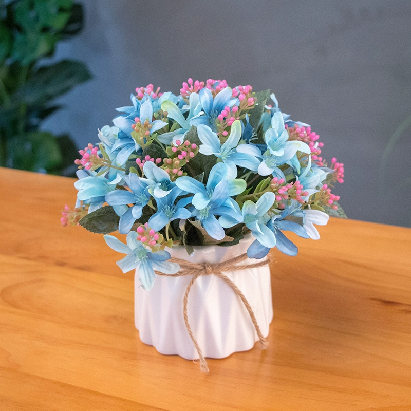 Nordic simulation flower decorative flower decorative flower room fake flowers fake flower plastic flower dining table flower bionic bionic flower bleaching flowers