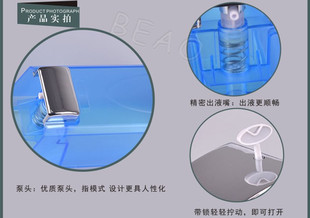 Single-Head Soap Dispenser Soap Box Bathroom Large-Capacity Hand Sanitizer Box Hand Sanitizer Bottle Manual Soap Dispenser