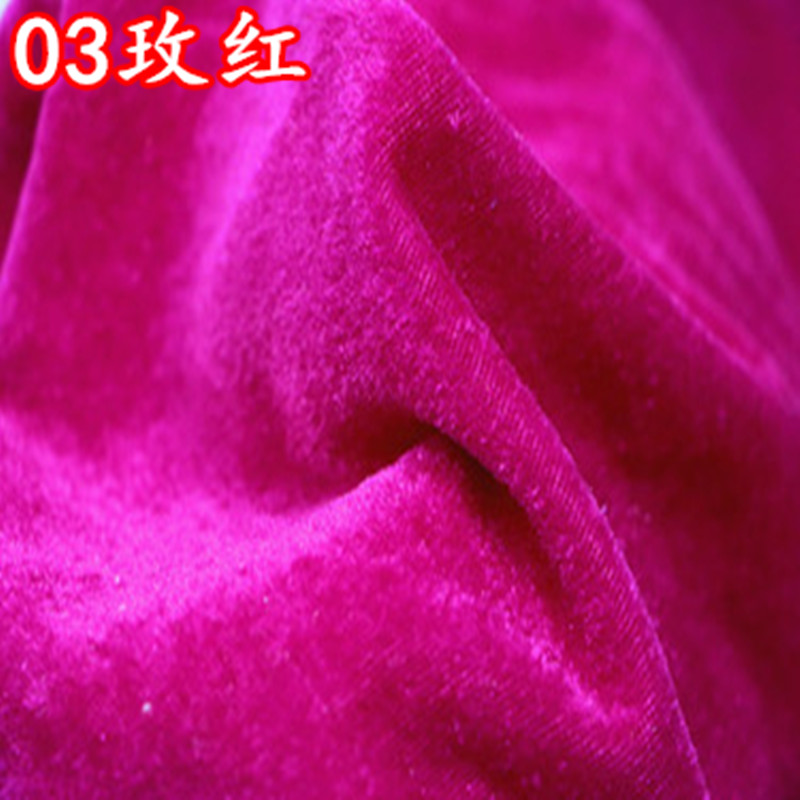 Tejido de terciopelo dorado tela de terciopelo espesa tela de fondo de boda roja negra tela de mesa de conferencia tela de piso