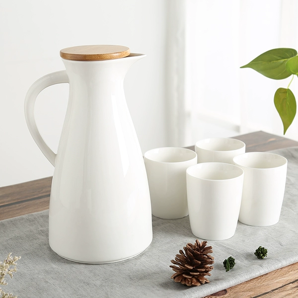 1 pot 4 cups (without plate) (tall pot)