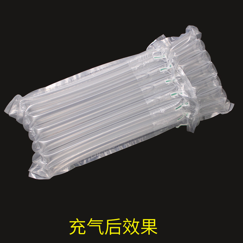 j87柱震50m32快递袋冠锐充气红酒包装气泡柱防摔防震气柱袋l7高g3