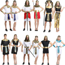 cosplay万圣节成人服装埃及法老艳后男罗马希腊女长袍服饰衣服