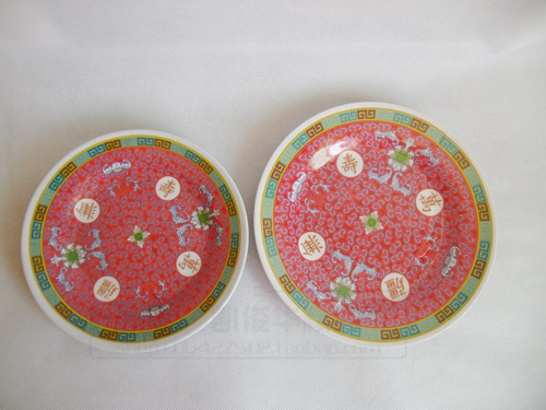 Imitation porcelain melamine longevity disc, birthday tableware set, birthday gift, god worship plate, longevity plate