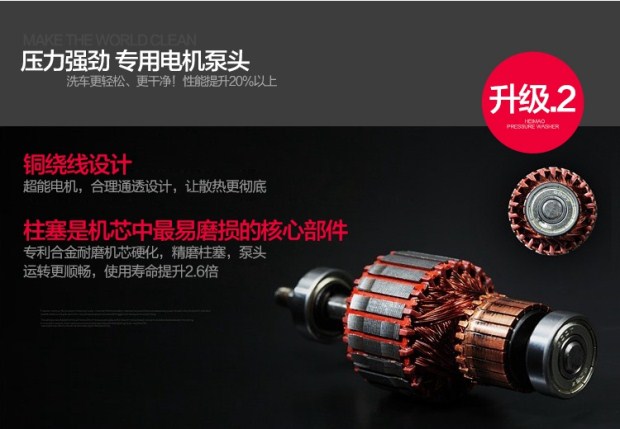 Portable car washer high pressure 220v car brush water pump artifact washer water gun household tools black cat car washer