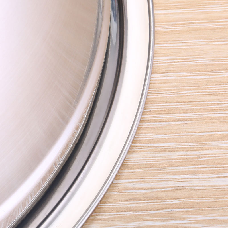 Thickened and deepened 304 stainless steel basin round home soup pot…