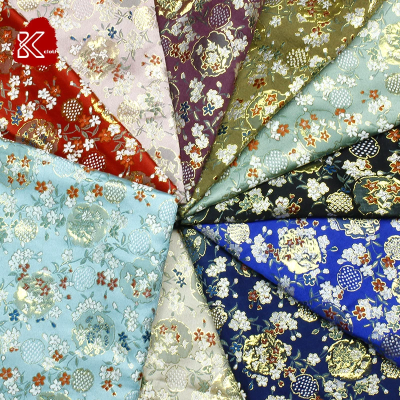 Japanese cloth flower-shaped, brocade