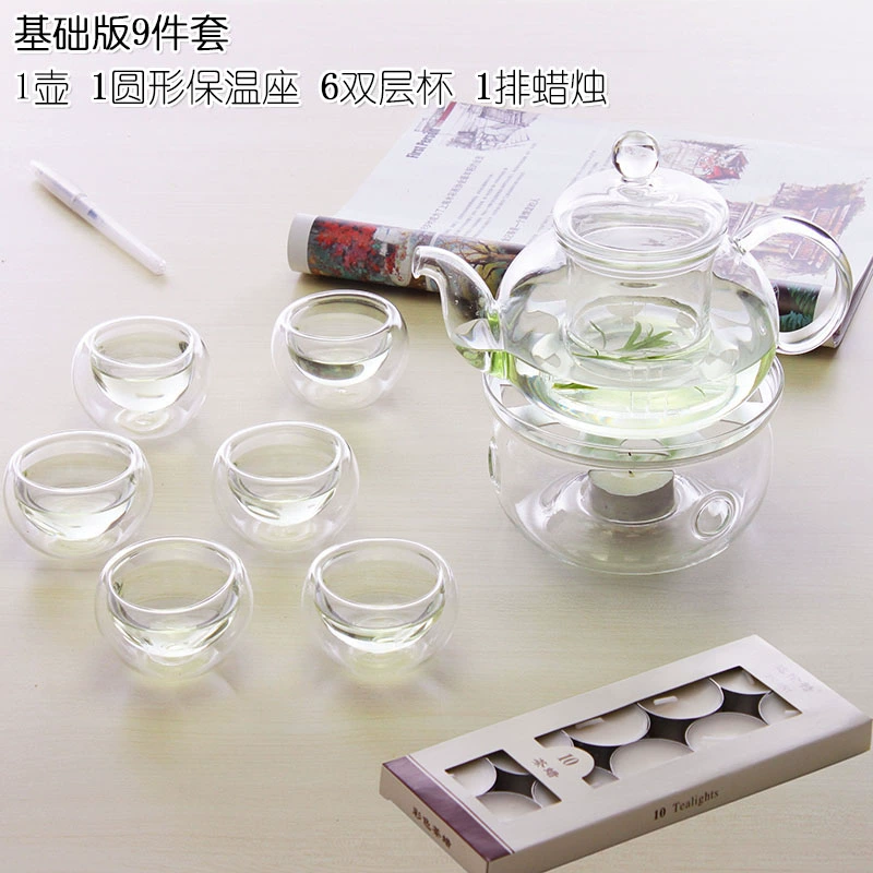 Glass tea set, flavored tea, teapot, fruit tea, tea cup, thermos