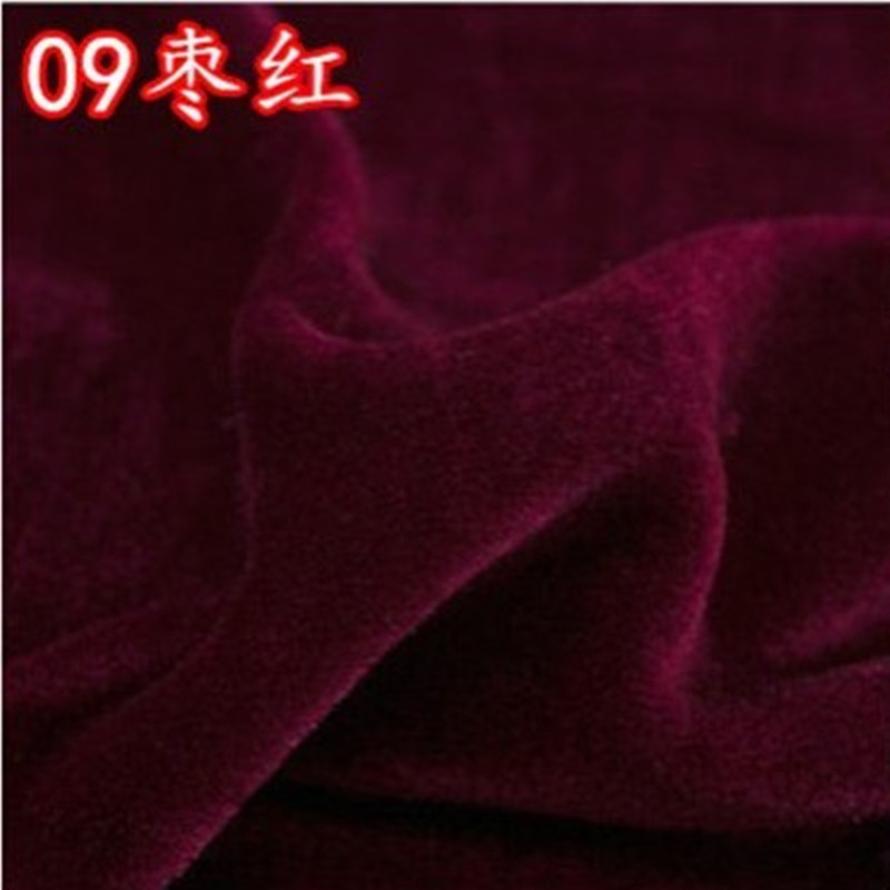 Tejido de terciopelo dorado tela de terciopelo espesa tela de fondo de boda roja negra tela de mesa de conferencia tela de piso