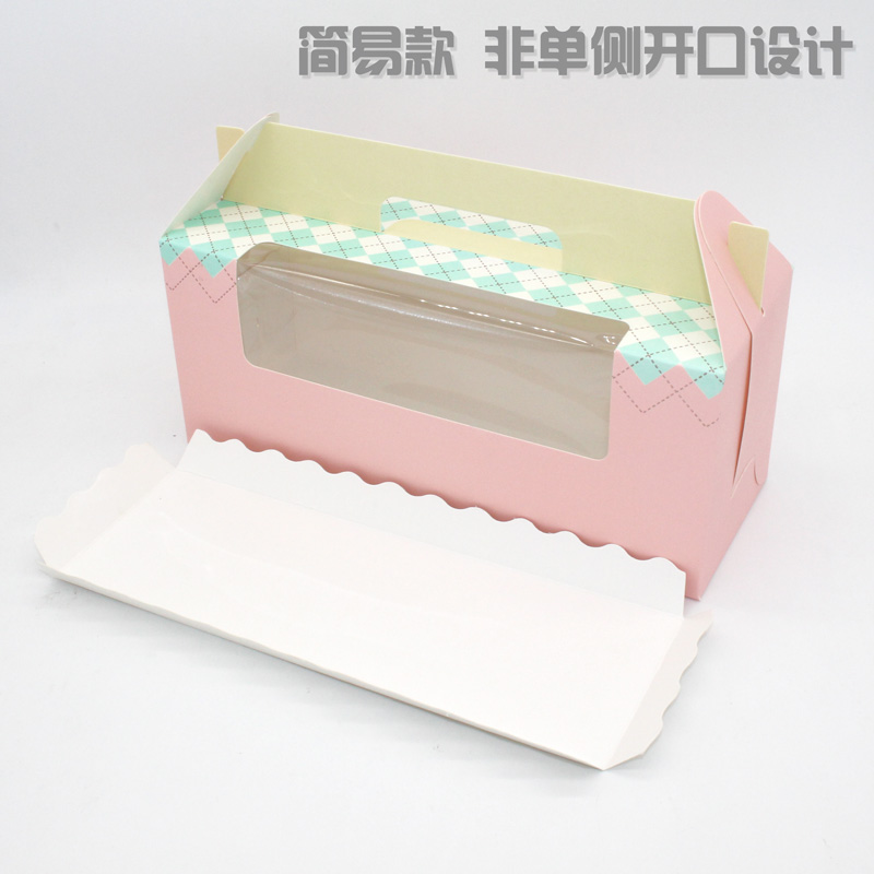 Mayorista ventana portátil caja de embalaje de pastel de toalla de papel de papel de taza de papel de West Point embalaje de 50 pcs