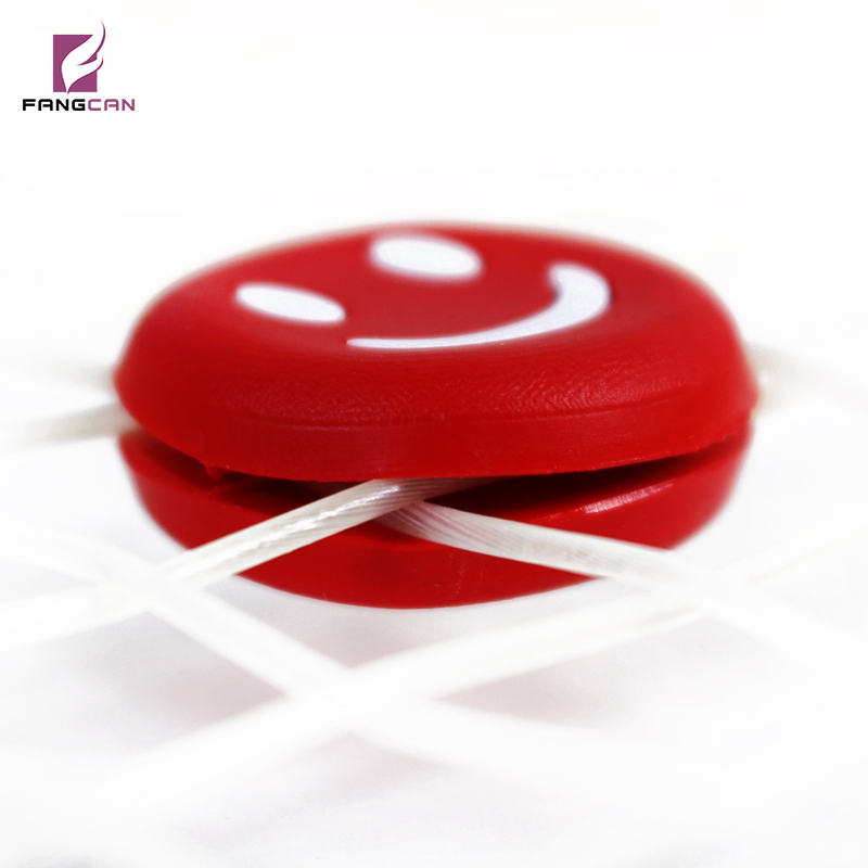 6 개의 벽걸이 형 테니스 라켓 충격 흡수 장치 충격 흡수 장치 충격 방지 실리콘 웃는 얼굴 표현 WANG JIN