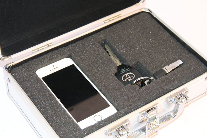 Caja de herramientas multifunción portátil para el hogar, caja de aleación de aluminio para reparación de automóviles grandes y pequeños