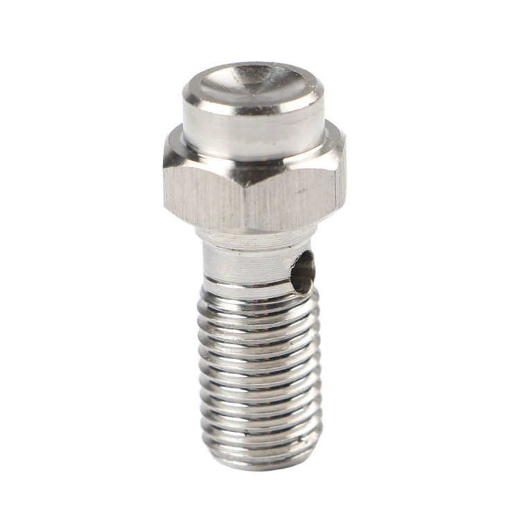 Stainless steel nozzle screw oil pipe steel throat deflation big abalone pump modified large and small radiation brake caliper sub-pump