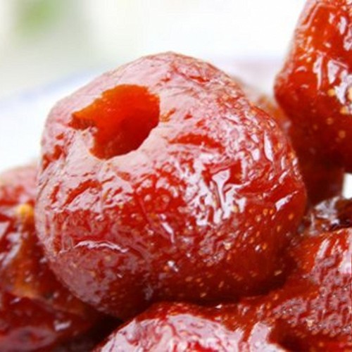 Hollow hawthorn fruit chew 500g. Individually packaged. Candied fruit. Cool fruit. Pitted. No added sugar. No additives. Soft