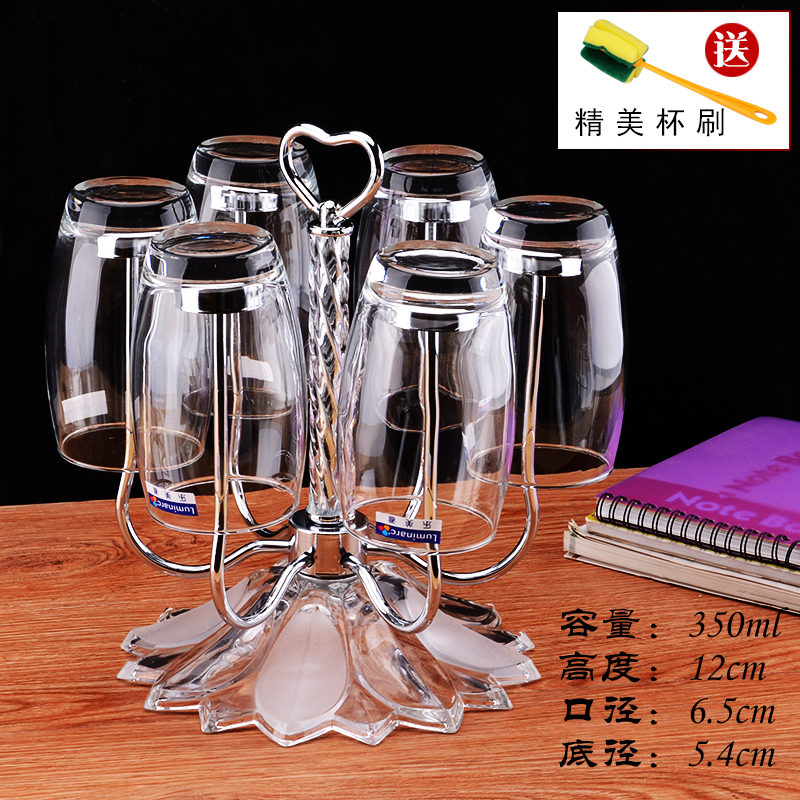 Silver frame+350ml round transparency