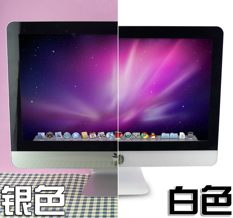 Apple, серебристо-белый реалистичный ноутбук, модель мозга, ЖК-дисплей, 21,5 дюйма, 24 дюйма, 27 дюймов