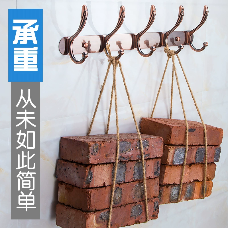 European -style stainless steel clothing hook door hook hook hook hook hook bathroom wall hanging wall hanging hanging wall wall linked hook