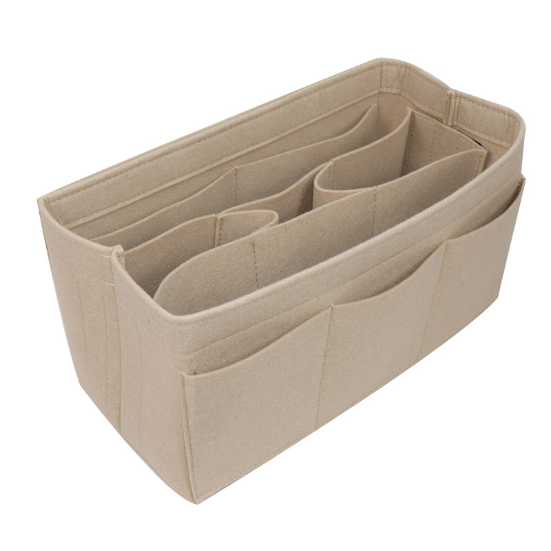 Customized cross-border felt cosmetic bag fashion cosmetic storage bag new large capacity travel felt liner bag - 3