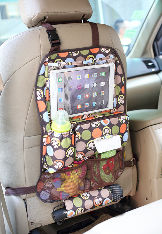 COLORLAND car chair back bag storage bag back sundries hanging bag storage bag nursery bag car hanging bag - 2