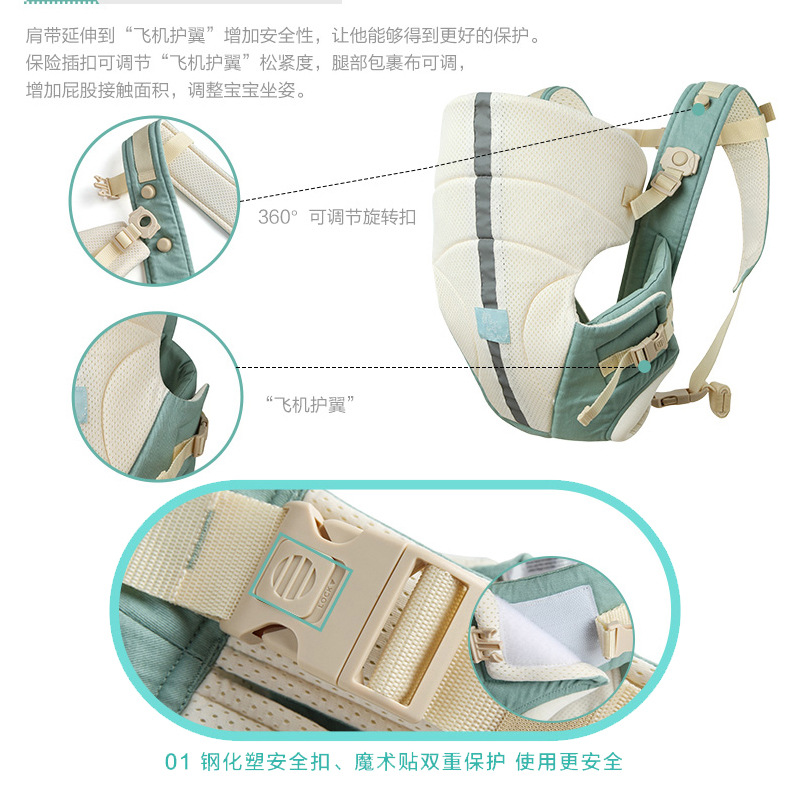 COLORLAND baby slings shoulder comfortable lightweight breathable baby slings baby slings - 3
