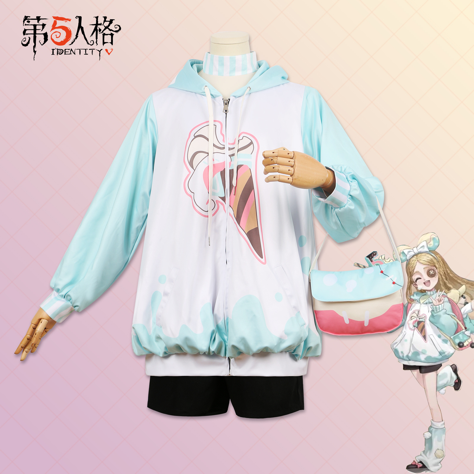 in stock fifth personality cos game anime costume little girl garden party heartbeat special series cos little girl cos - 1