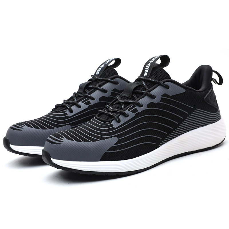 Cross-border Labor Protection Shoes Non-slip Lightweight Comfortable Work Shoes Steel Toe Anti-smashing and Puncture-resistant Safety Shoes - 2