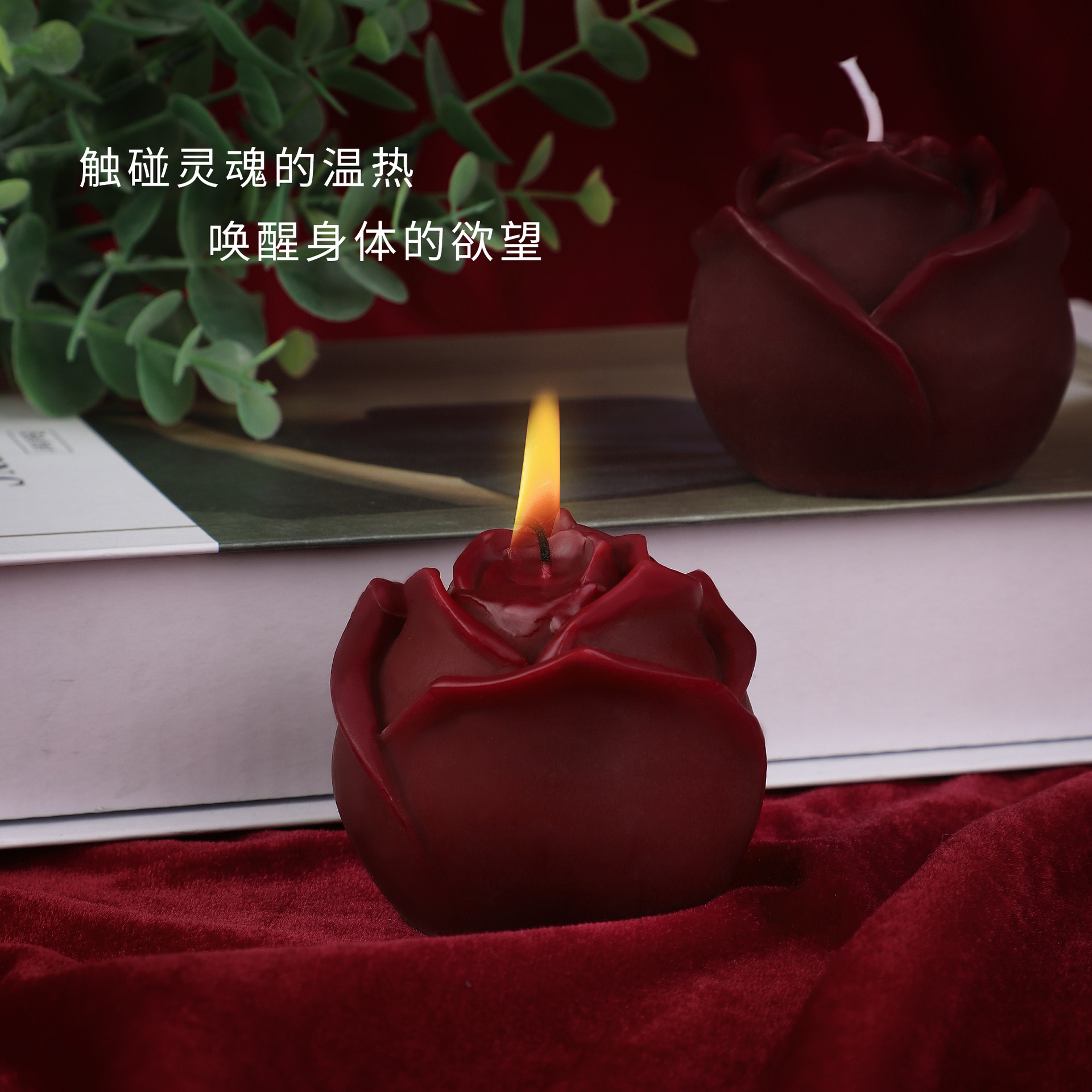 SM sex toys rose low temperature candle couple couple flirting interactive props alternative passion tease wax dripping - 1