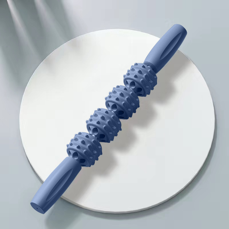 跨境美腿神器环形夹腿小腿按摩滚轴狼牙棒泡沫轴肌肉拉伸放松按摩 - 12