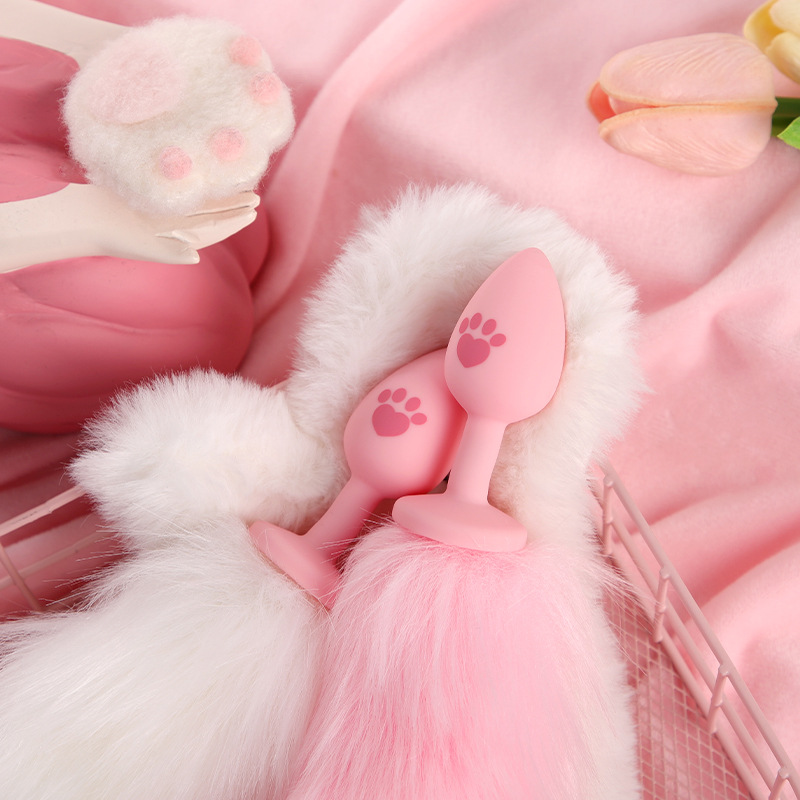 Sex toys sm luminous cat claw anal plug tail female role-playing rear court sex products props a generation of hair - 3