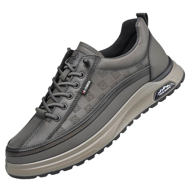 European Station Men's Shoes 2024 Autumn New Thick-soled All-match Fashionable sneaker Slip-on Driving Lightweight Casual Shoes - 4