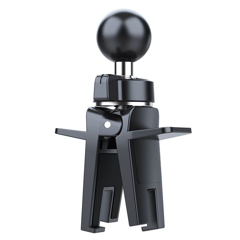 Car air outlet mobile phone bracket accessories car universal air conditioning buckle clip wireless charging fixed rotating base - 3
