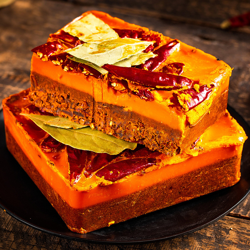 Chongqing Jie Fangbei Spicy Beef Hot Pot Base 500g Hand-made Spicy Beef Beef Fried Vegetable Base