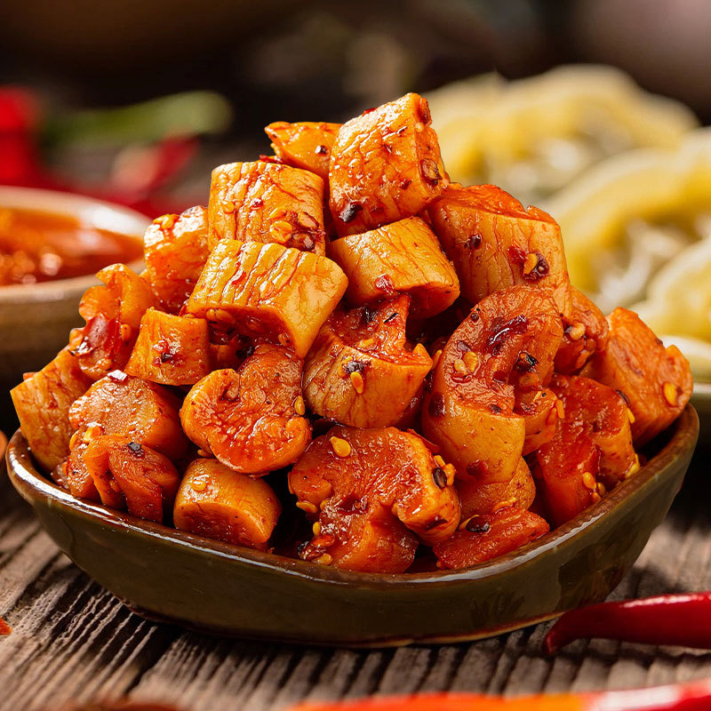 Jiefangbei Sichuan flavor crunchy spicy dried radish Sichuan flavor appetizer delicious crisp dried radish 100g - 1