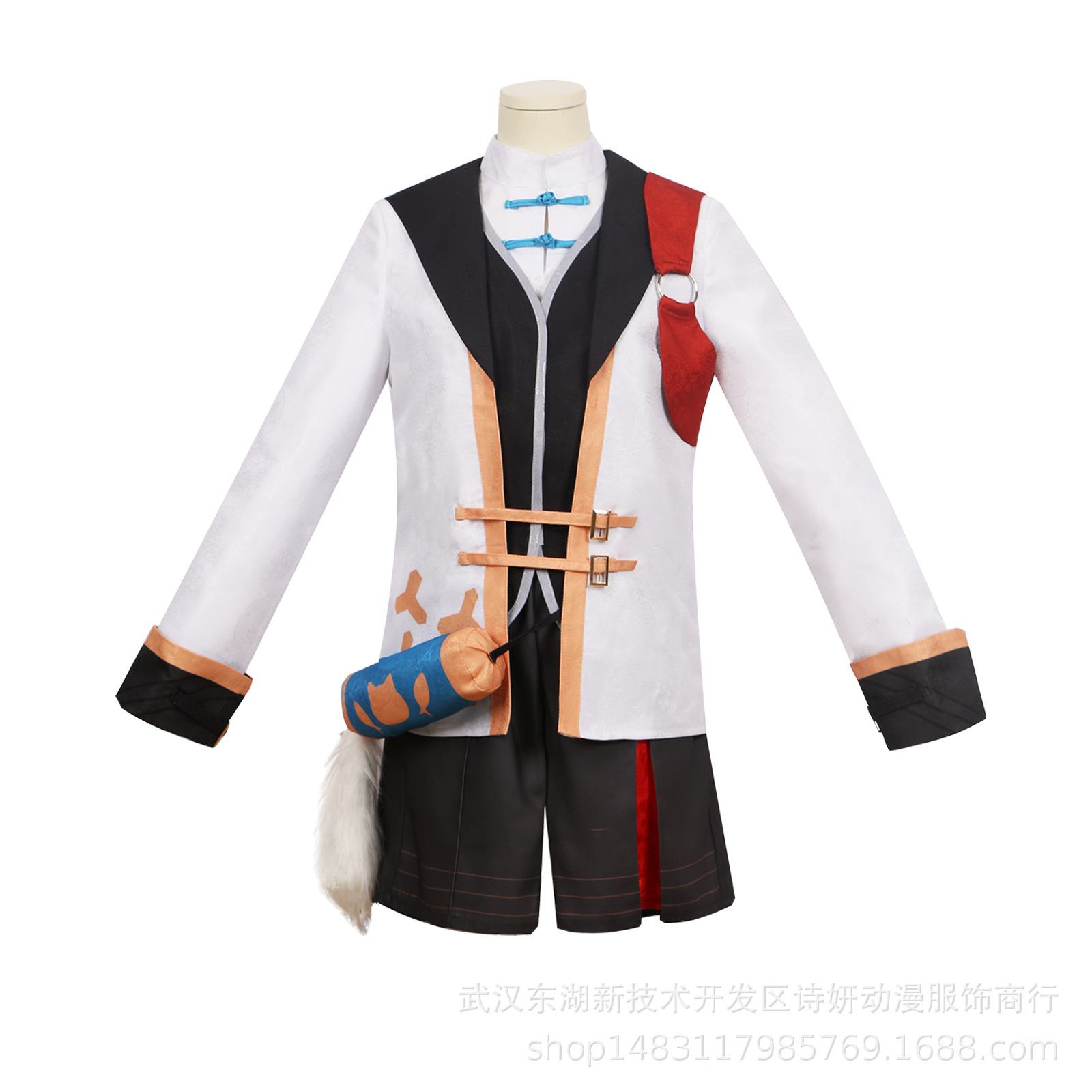 in stock Collapse Star Dome Railway cos Suit Jing Yuan cos Suit Luo Fu General Little Cat Men's Clothing Game Suit - 4