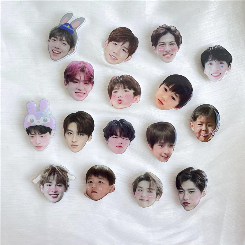 Airbag bracket custom shaped star head drop glue acrylic DIY lazy mobile phone bracket custom small gifts - 1