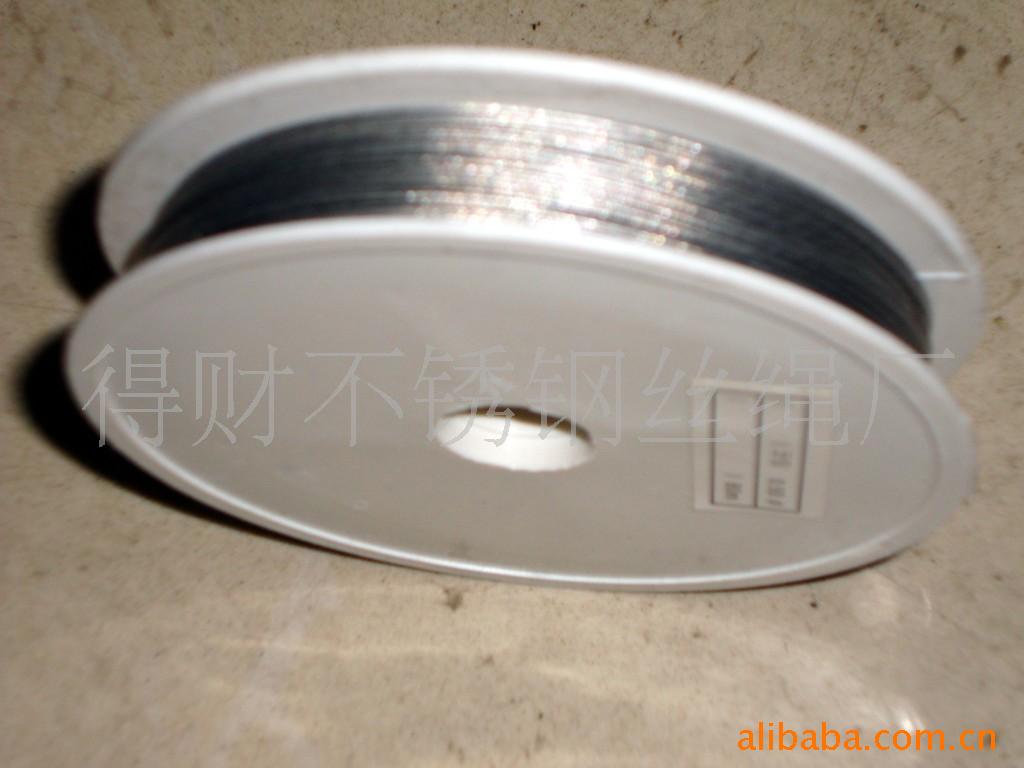 供应饰品珠帘配件包胶钢丝线