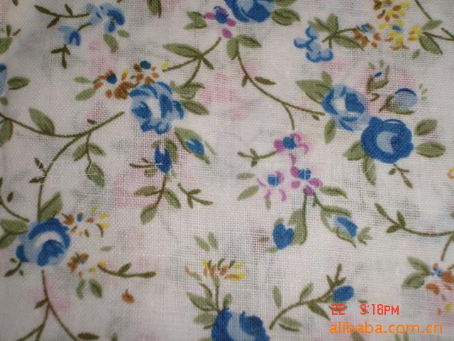 全棉印花面料 薄 做箱包内衬布 收纳盒面料 围裙布 环保印花