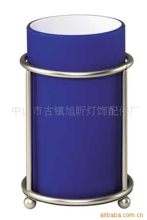 長期批發 韓國式藍色噴漆燭台