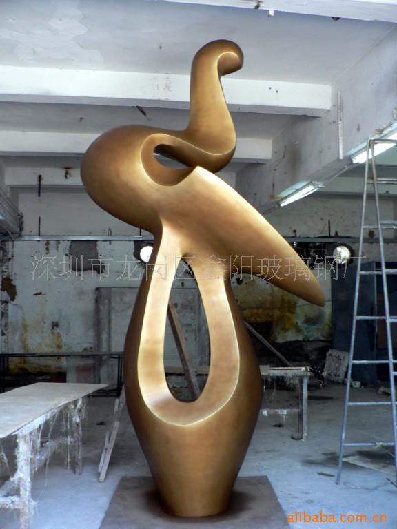 Abstract Sculpture FRP Sculpture hotel outdoors decorate FRP Sculpture Glass mill customized