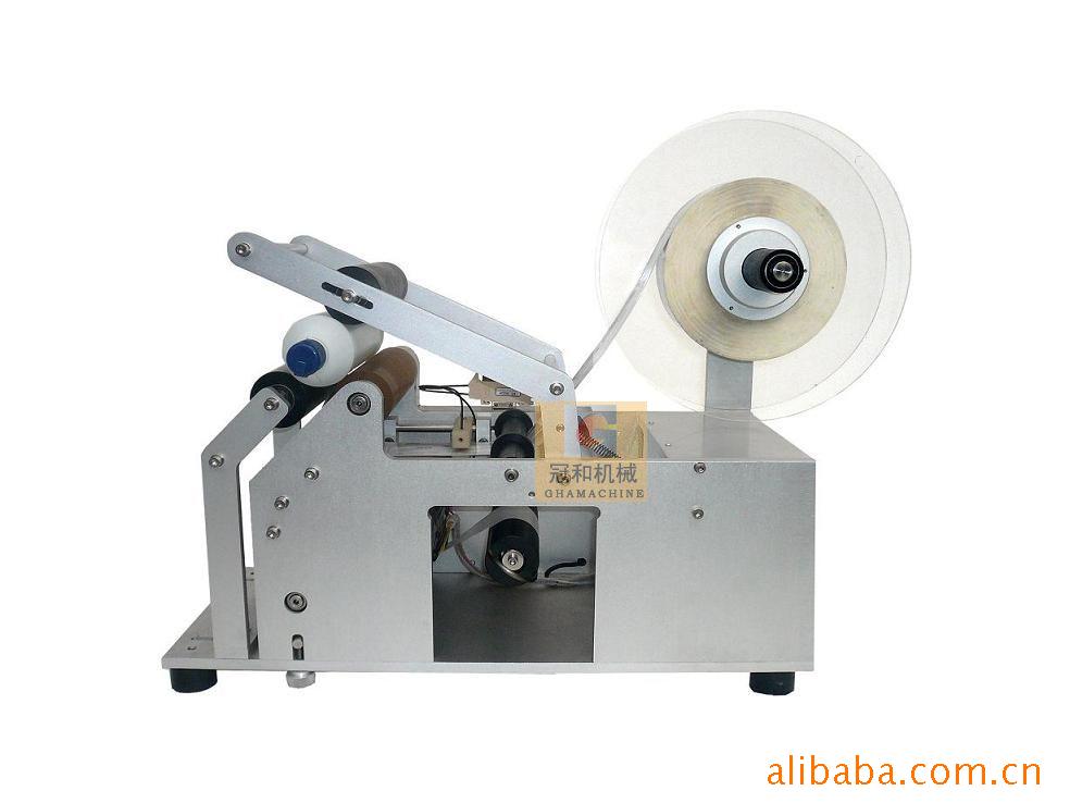 半自动圆瓶贴标机商用打标多功能精准不干胶