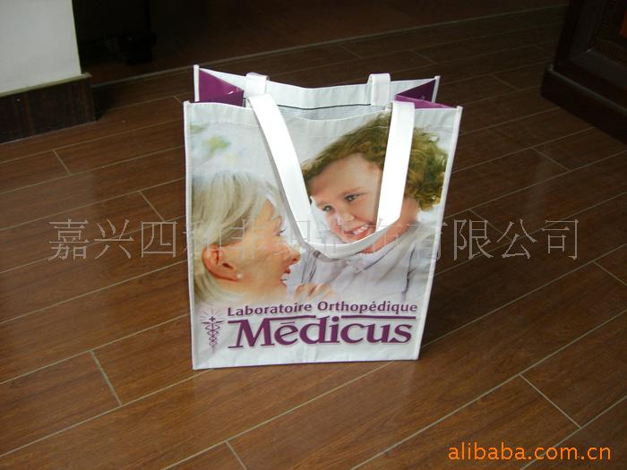 厂家直销 现货批发-供应覆膜用丽新布（PET购物袋）