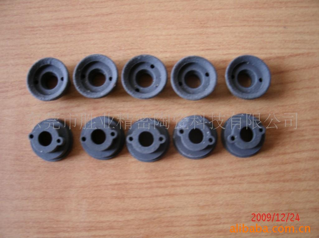 黑色电子陶瓷件 黑色电子烟陶瓷件 黑色电子烟瓷座