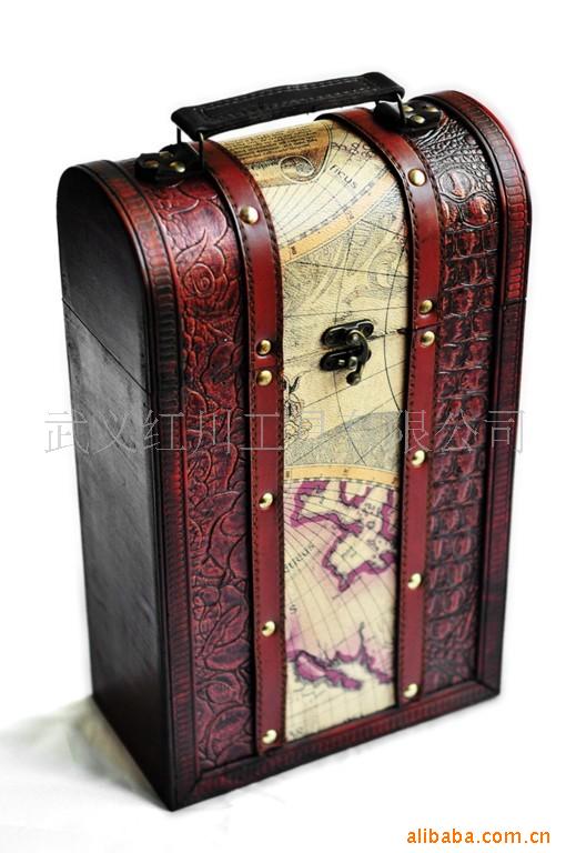 供应豪华仿古价格低廉双酒盒，酒塞，开瓶器系列